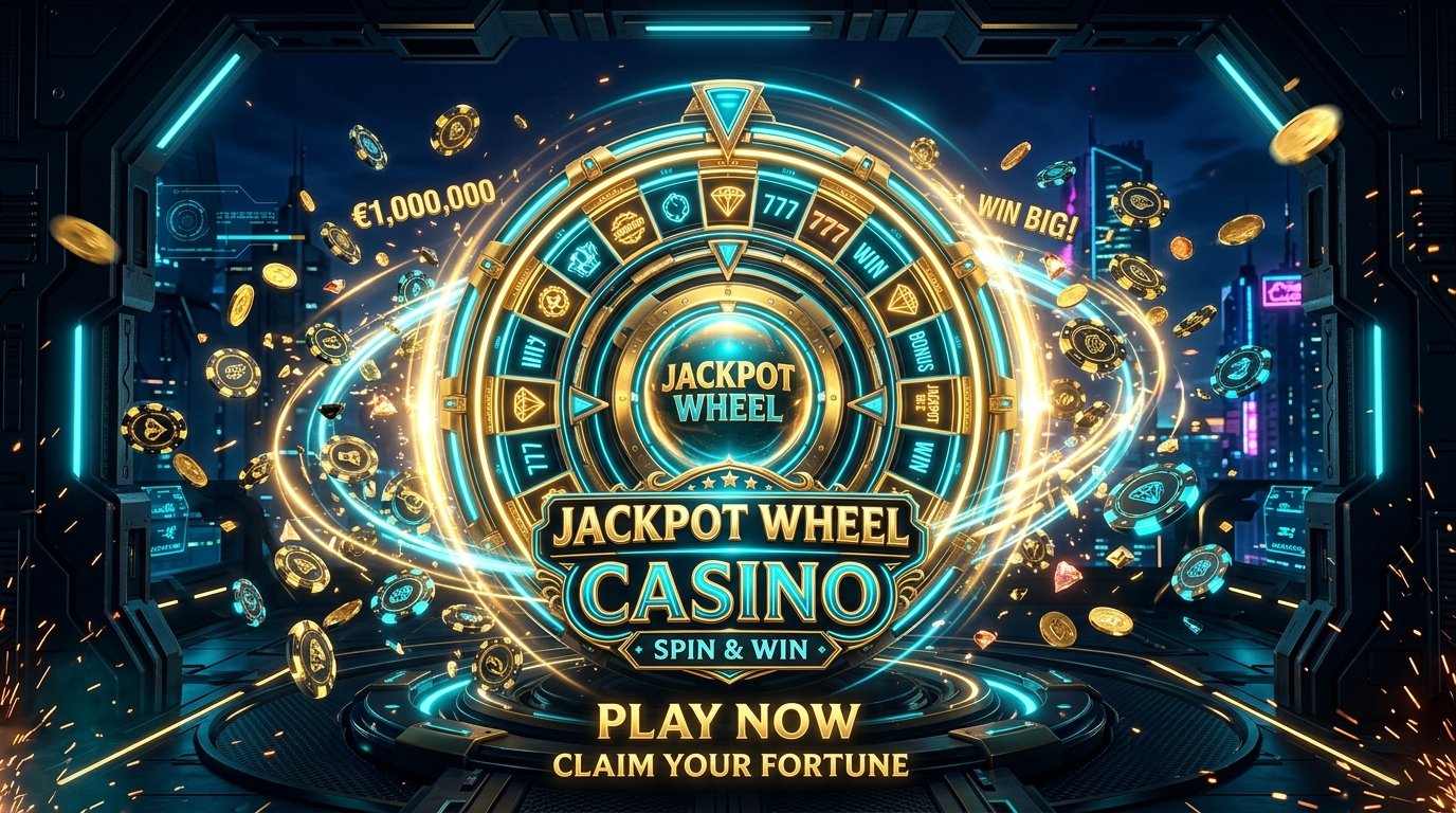 Jackpot Wheel Casino 16:9 Banner