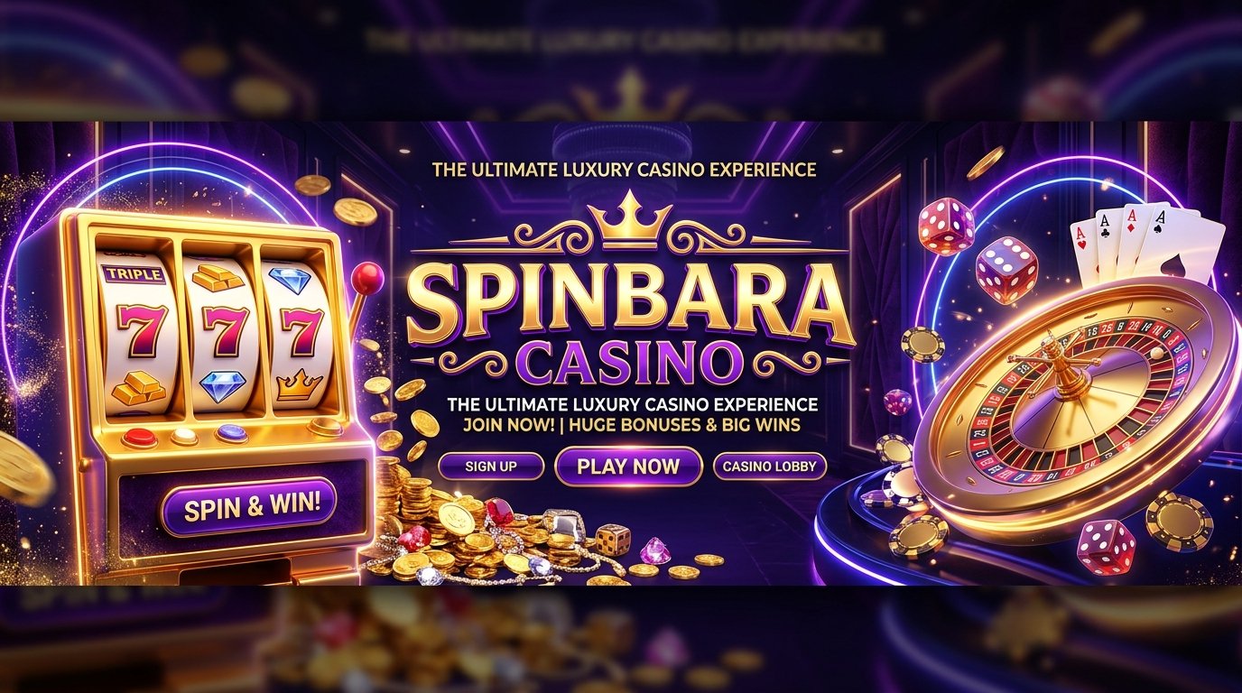 Spinbara Casino 16:9 Banner